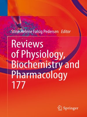 cover image of Reviews of Physiology, Biochemistry and Pharmacology
